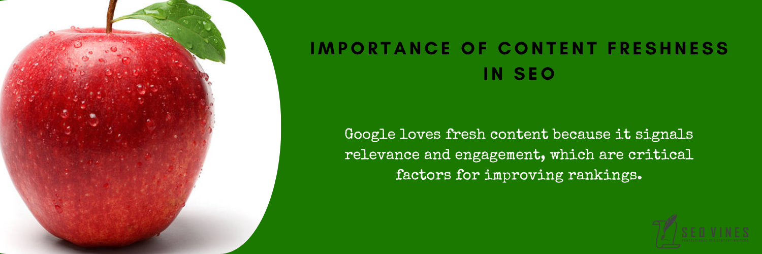 Why does Google value fresh content? 